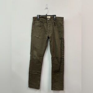 Club Monaco Men's Olive Jeans